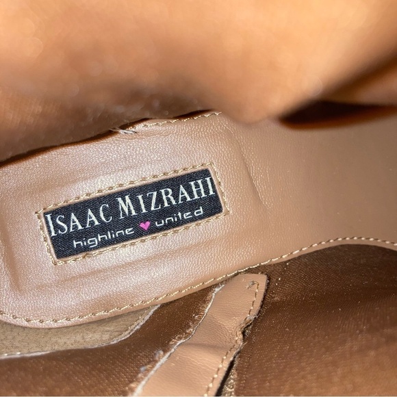 Isaac Mizrahi Abbot Boots Womens Size 6.5 Faux Suede Tan Knee High Heel Boot - Picture 9 of 15